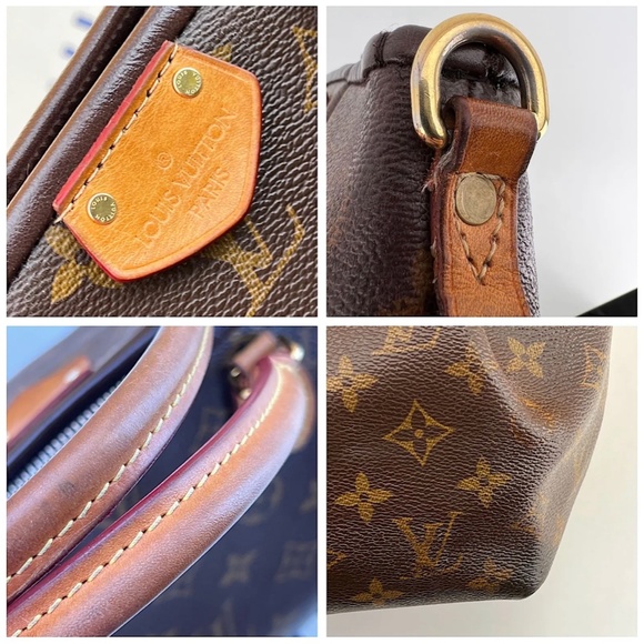 LOUIS VUITTON TURENNE PM MONOGRAM CROSSBODY HANDBAG PURSE - Picture 10 of 11